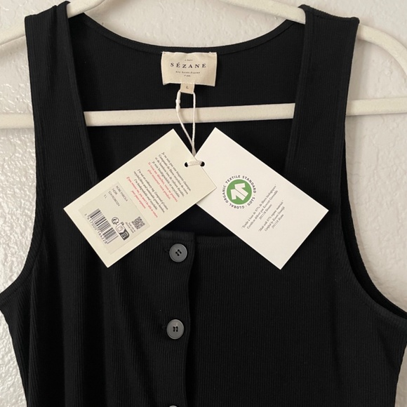 NWT Sezane Fabiola Dress Size L - Picture 2 of 3